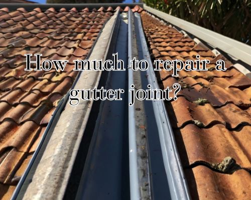 a repaired gutter