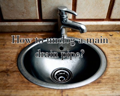 a sink with drain