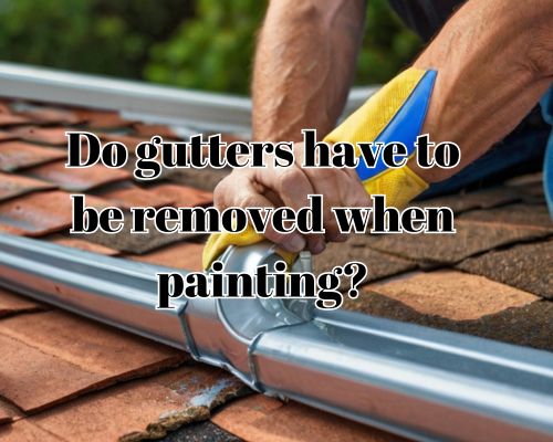 roof gutter removed