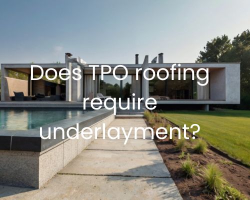 a house with good TPO roofing