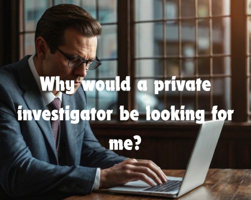 an investigator conducting researches