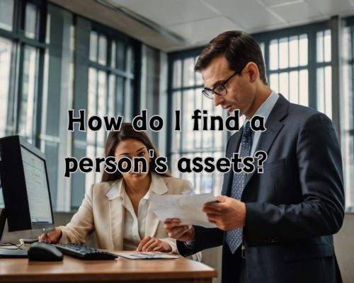 a client and asset worker discussing