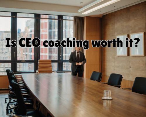 A CEO coach getting ready for a session
