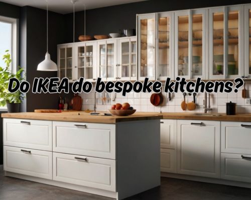 a kitchen set up