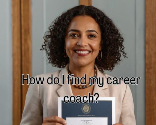 a career coach showing one of her proofs of being a career coach