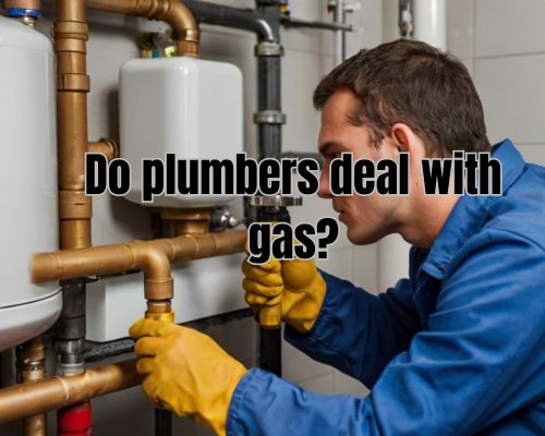 a plumber dealing with gas pipe
