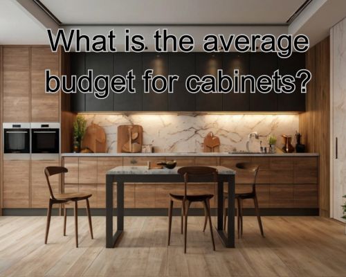 an expensive customized cabinet