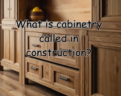 an unfurnished cabinetry