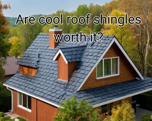 a home with good cool roof installed