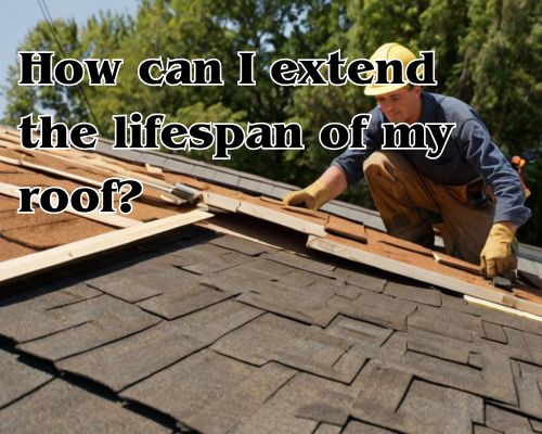 a roofing under maintenance