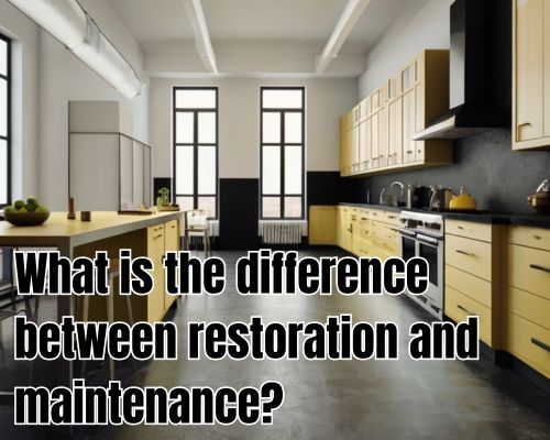 a well-maintained kitchen