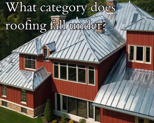 roofing work as part of construction