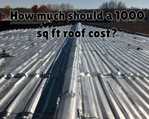 a 1000 sq ft commercial roofing