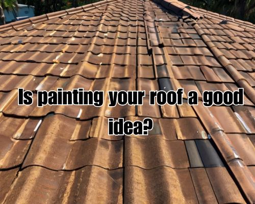 a roof to be painted