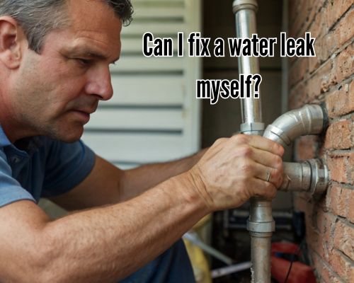 a homeowner trying to fix his water pipe