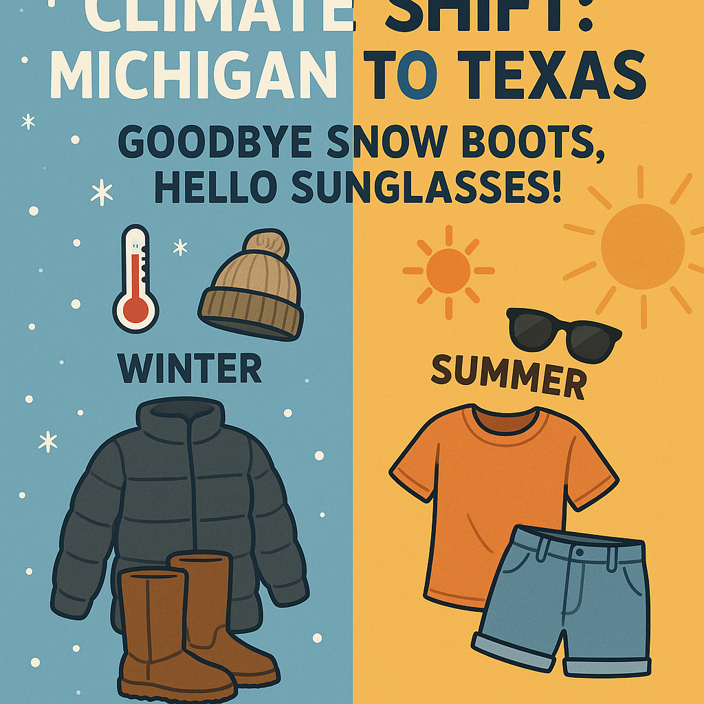 Michigan to Texas